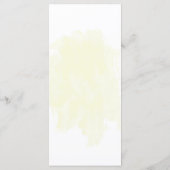 白黒の花金ゴールド結婚のメニュー メニュー (裏面)