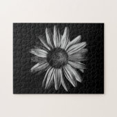 白黒の花18 ジグソーパズル (横)