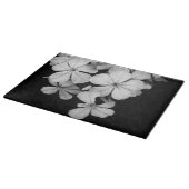 白黒の花 カッティングボード (角)