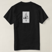 白黒の芸術 Tシャツ (デザイン裏面)
