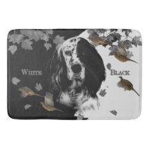 白黒の英語のセッター