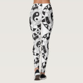 白黒の英陽曼荼羅 レギンス (裏面)