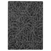 白黒の落書き線のパターン クリップボード (裏面)