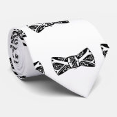 白黒の蝶ネクタイ ネクタイ (ロール)