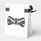 白黒の蝶ネクタイ フェイバーボックス (裏面サイド)