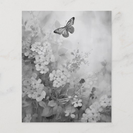 白黒の蝶 (正面)