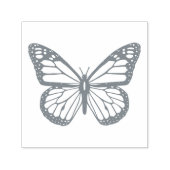 白黒の蝶 セルフインキングスタンプ (デザイン)