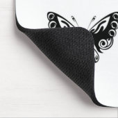 白黒の蝶 マウスパッド (コーナー)