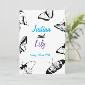 白黒の蝶 招待状 (スタンド正面)