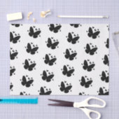 白黒の蝶（蝶） 薄葉紙 (クラフト)