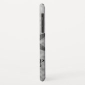 白黒の蝶 Case-Mate iPhoneケース (裏面/左)