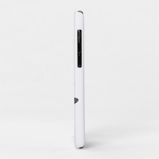 白黒の蝶 Case-Mate iPhoneケース (裏面/左)