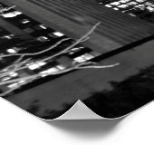 白黒の街並み13 ポスター (角)