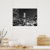 白黒の街並み13 ポスター (キッチン)