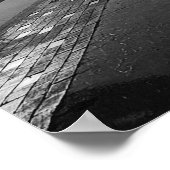 白黒の街灯ポスター ポスター (角)