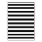 白黒の表ストライプ番号 テーブルナンバー (裏面)