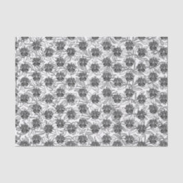 白黒の装飾ビクトリアンデザイン 薄葉紙