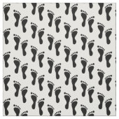 白黒の裸足 ファブリック (見本)