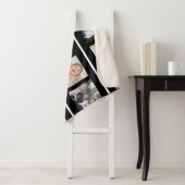 白黒の複数の写真のモノグラカスタムム シェルパブランケット (インサイチュ)