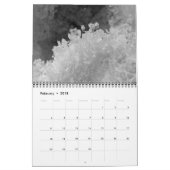 白黒の西部のコロラド州 カレンダー (2月 2018)