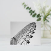 白黒の観覧車 ポストカード (スタンド正面)