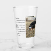 白黒の記念写真から タンブラーグラス (正面)