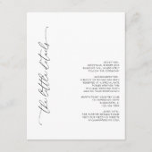 白黒の詳細結婚エンクロージャカード エンクロージャーカード (正面)