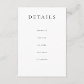 白黒の詳細結婚エンクロージャカード エンクロージャーカード (正面)