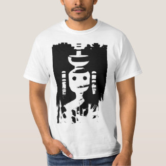 白黒の謎の姿(AI Art) Tシャツ