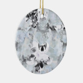 白黒の豪華な抽象芸術アモダンート セラミックオーナメント (右)