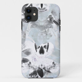 白黒の豪華な抽象芸術アーモダント iPhone 11 ケース