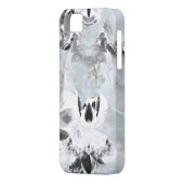 白黒の豪華な抽象芸術アーモダント Case-Mate iPhoneケース (裏面左)