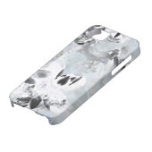 白黒の豪華な抽象芸術アーモダント Case-Mate iPhoneケース (下部)