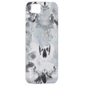 白黒の豪華な抽象芸術アーモダント Case-Mate iPhoneケース (裏面/右)