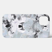 白黒の豪華な抽象芸術アーモダント Case-Mate iPhoneケース (裏面 (横))