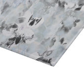 白黒の豪華な抽象芸術モダン芸術 カッティングボード (角)