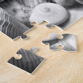 白黒の貝 ジグソーパズル (側面)