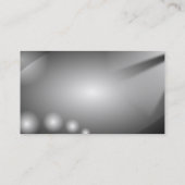 白黒の赤いモダンのカッコいいの名刺 名刺 (裏面)