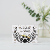 白黒の足によってはペットの世話の名刺が飛びます 名刺 (スタンド正面)