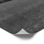 白黒の農業用灌漑スプリンクラー16x20 ポスター (角)