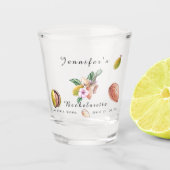 白黒の週末旅行バチェロレッテ ショットグラス (正面)