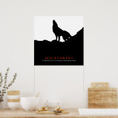 白黒の達成ポやる気を起こさせるスター ポスター (キッチン)