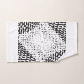 白黒の遭難処理 バスタオルセット (ハンドタオル)