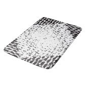 白黒の遭難処理 バスマット (アングル)