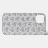白黒の部族のタトゥーマナーテ Case-Mate iPhoneケース (裏面 (横))