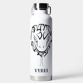 白黒の部族のヘビ ウォーターボトル