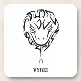 白黒の部族のヘビ コースター