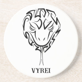 白黒の部族のヘビ コースター