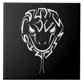 白黒の部族のヘビ タイル