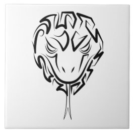 白黒の部族のヘビ タイル